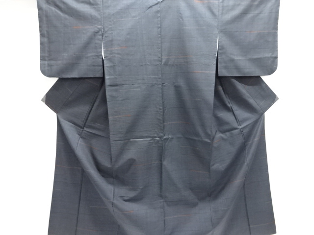 JAPANESE KIMONO / DORO OSHIMA TSUMUGI / WOVEN STRIPE / 5MARUKI